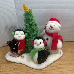 Hallmark Jingle Pals Very Merry Trio Animated Snowman Penguin Sings Dance Video